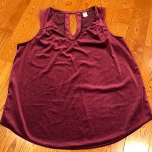 Velvet tank top
